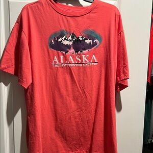 Alaska Graphic Red T-Shirt
